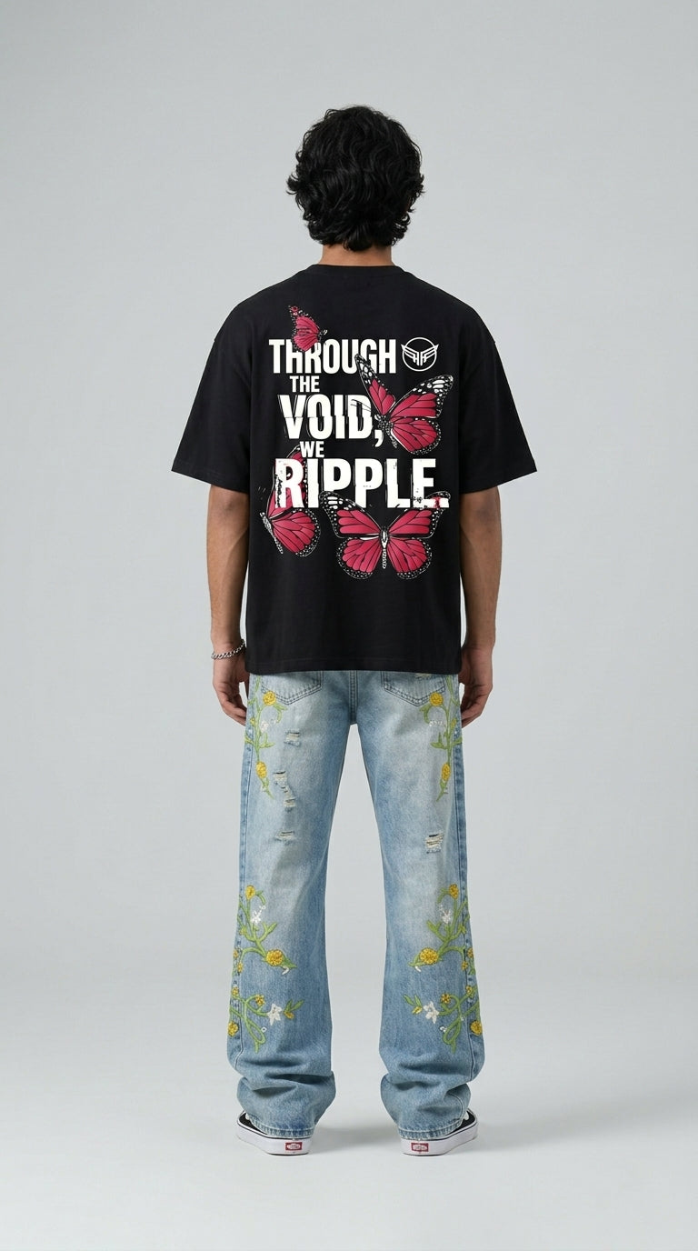 We Ripple Black T-Shirt