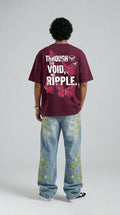 We Ripple Maroon T-Shirt