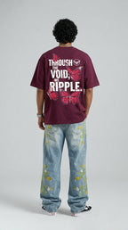 We Ripple Maroon T-Shirt