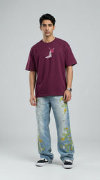 We Ripple Maroon T-Shirt