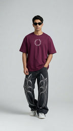 Untold Power Maroon T-Shirt