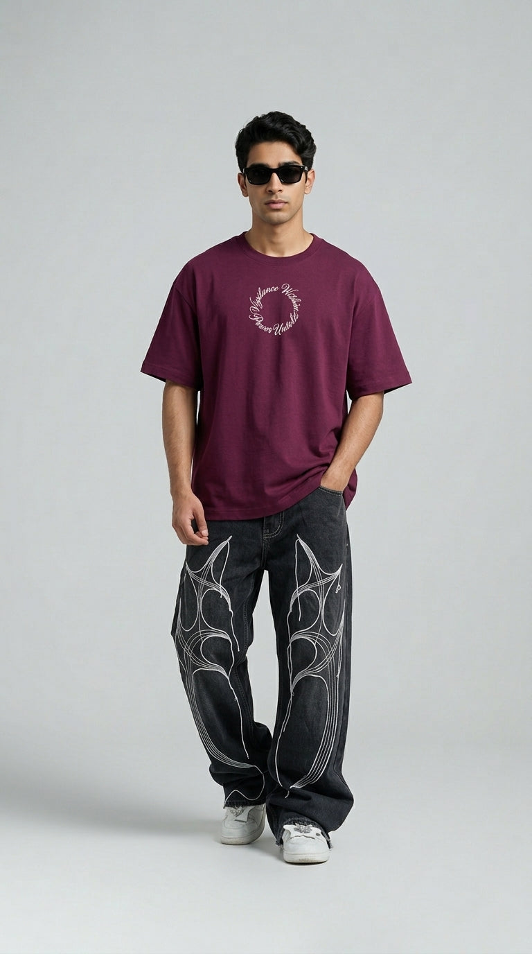 Untold Power Maroon T-Shirt