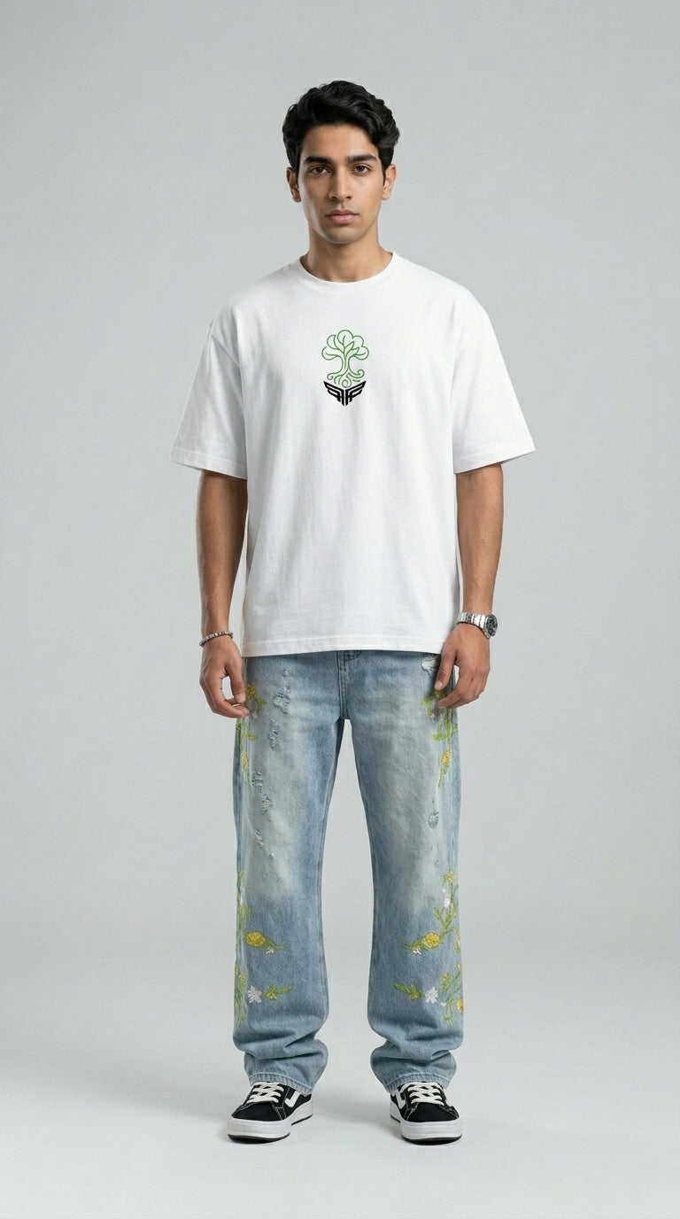 Rooted White T-Shirt