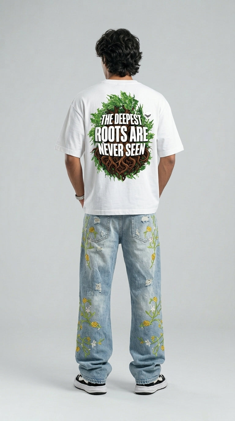 Rooted White T-Shirt