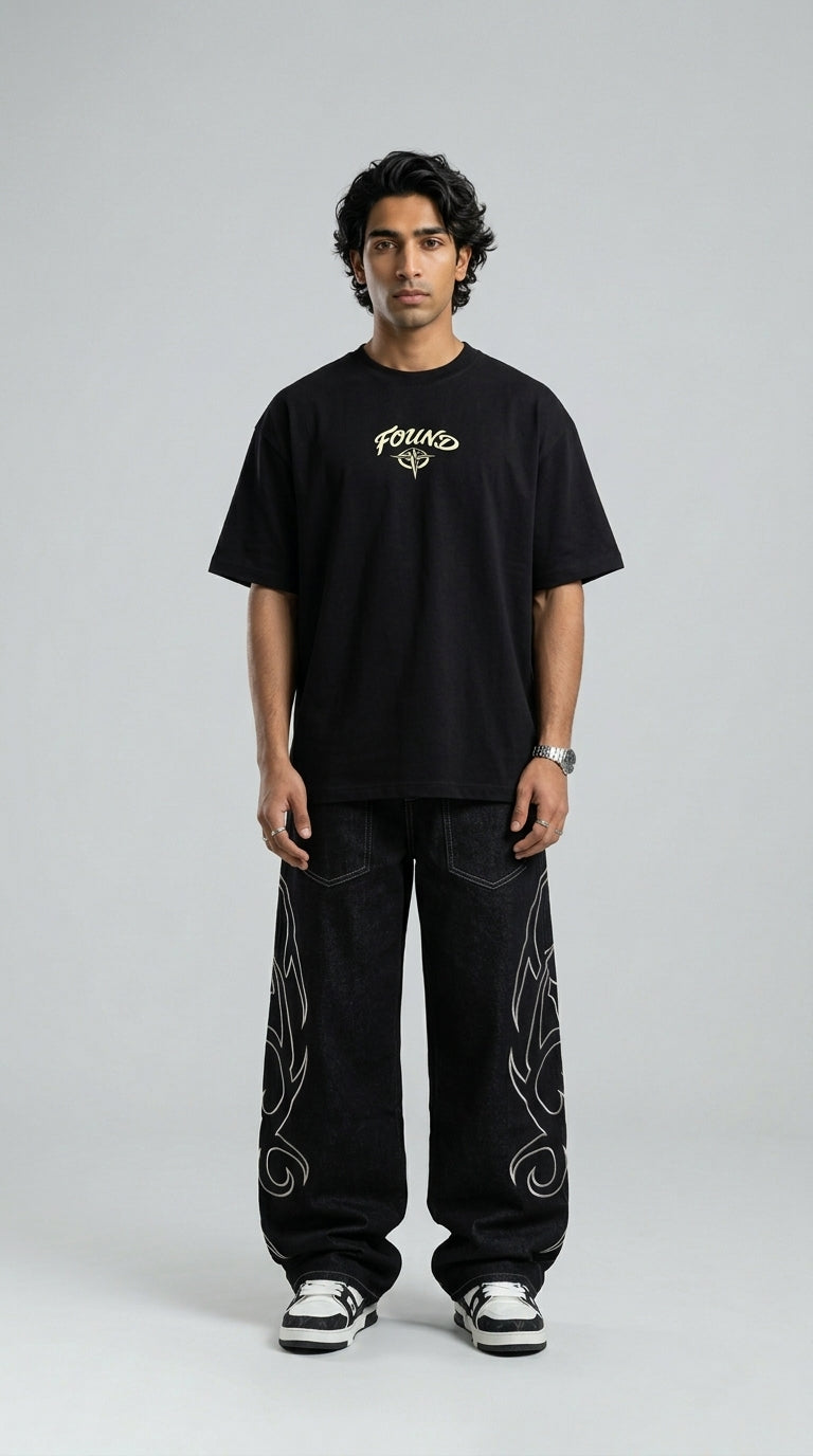 Illusion Black T-Shirt
