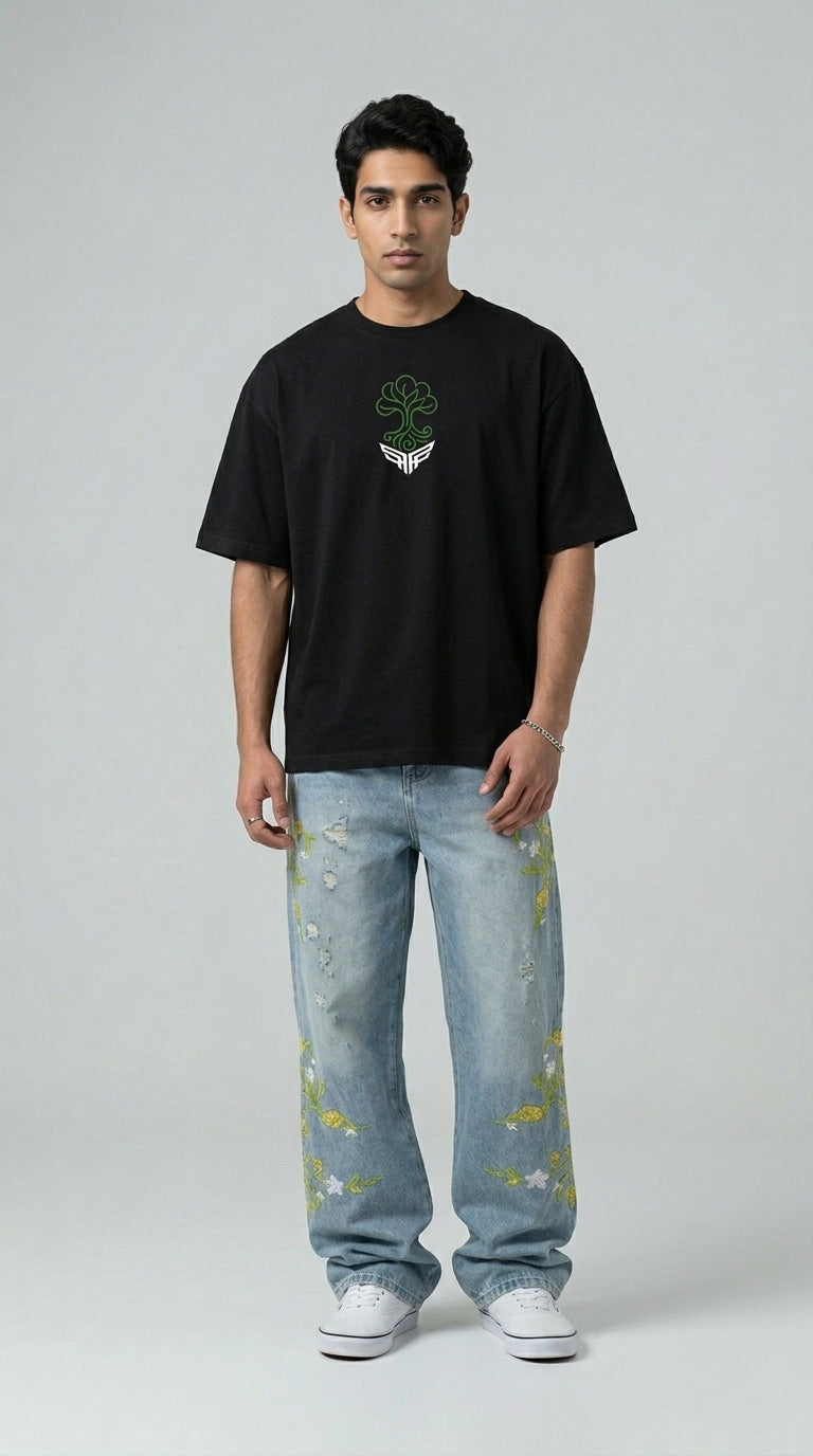 Rooted Black T-Shirt