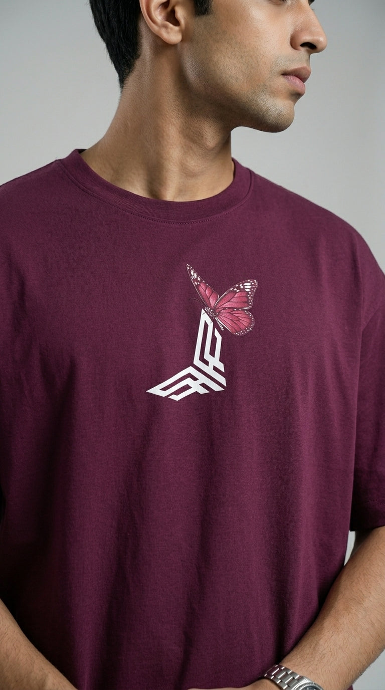 We Ripple Maroon T-Shirt
