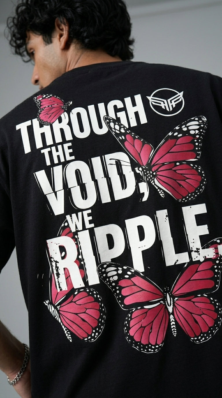 We Ripple Black T-Shirt