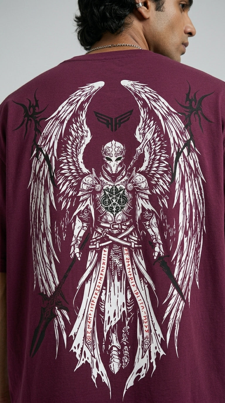 Halo Knight Maroon T-Shirt